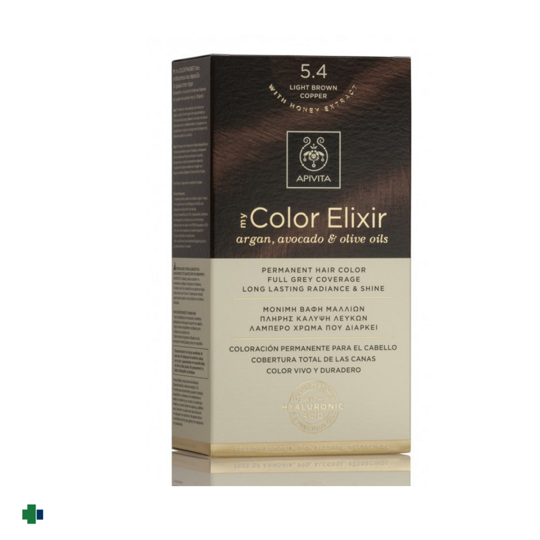 APIVITA TINTE 5.4  CASTAÑO CLARO COBRIZO