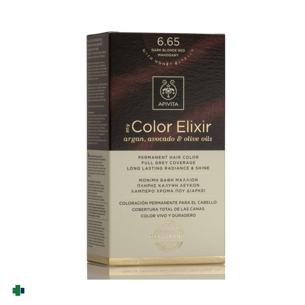 APIVITA TINTE  6.65 CASTAÑO CLARO CAOBA