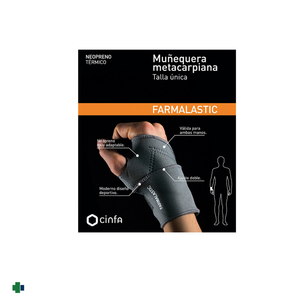 FARMALASTIC MUÑEQUERA METACARPIANA NEOPRENO T UNICA