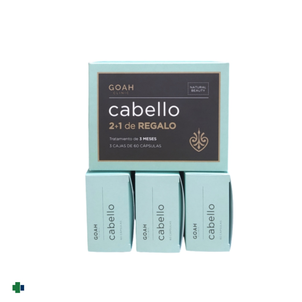 GOAH CLINIC CABELLO 3X2 CÁPSULAS 60 CAPSULAS