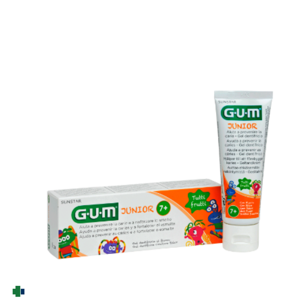 GUM JUNIOR PASTA DENTAL SABOR NARANJA 50 ML