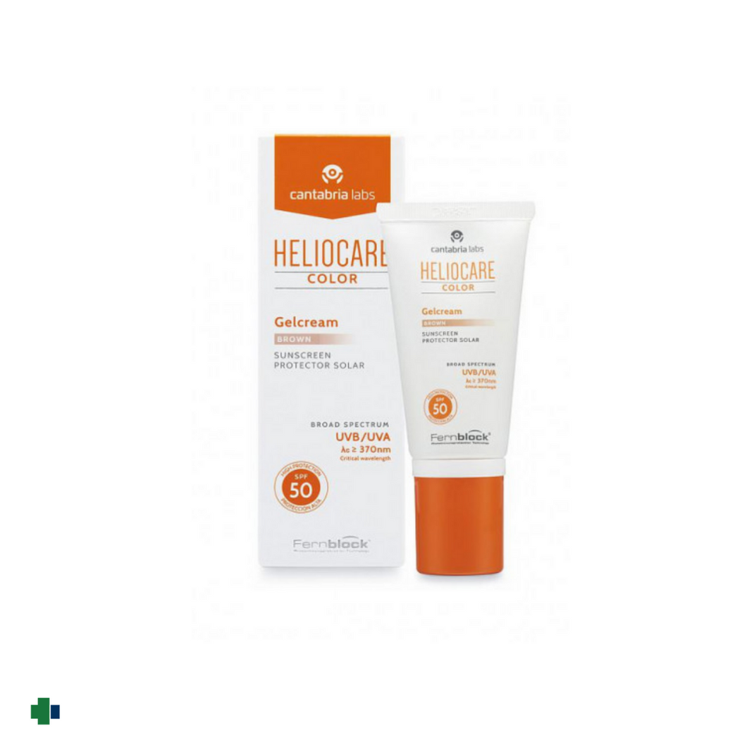 HELIOCARE COLOR GEL CREMA SPF 50 PROTECTOR SOLAR  50 ML COLOR BROWN