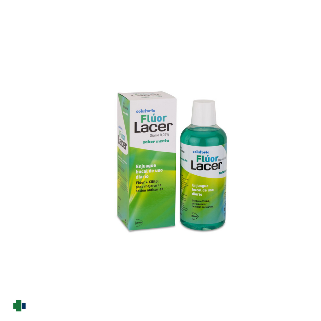 LACER COLUTORIO FLÚOR DIARIO 0,05% - 500ML SABOR MENTA
