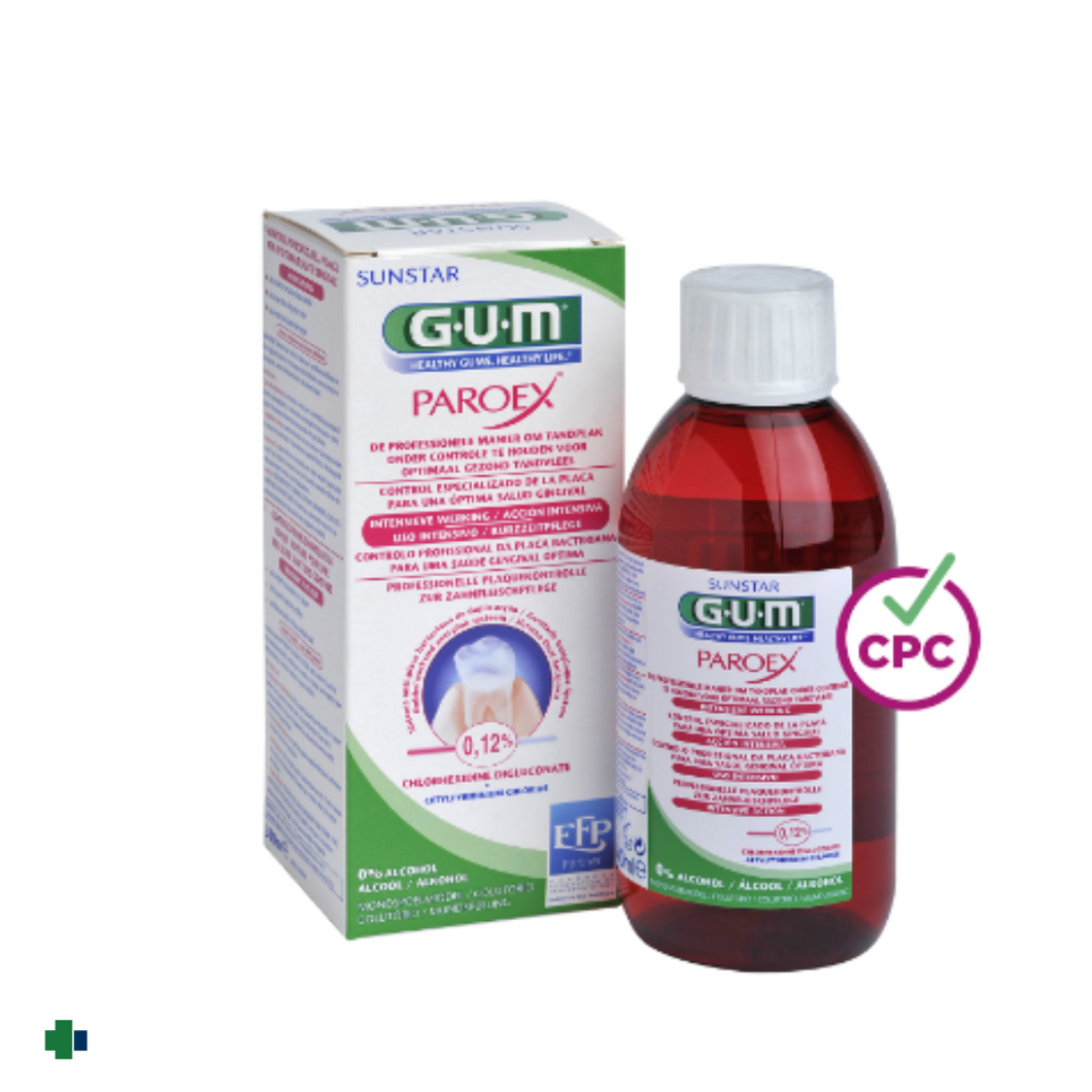 GUM COLUTORIO  PAROEX CLORHEXIDINA 0,12% + CPC 500ML