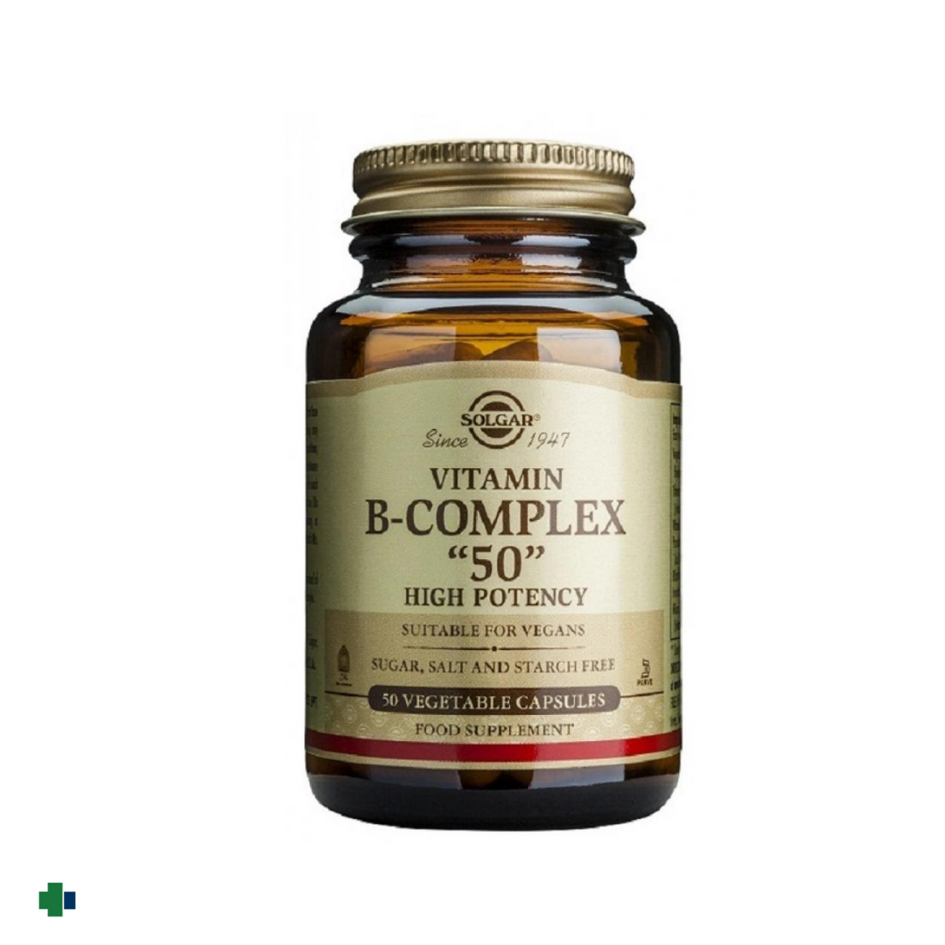 SOLGAR VITAMIN B-COMPLEX 50 - 50 CAPSULAS