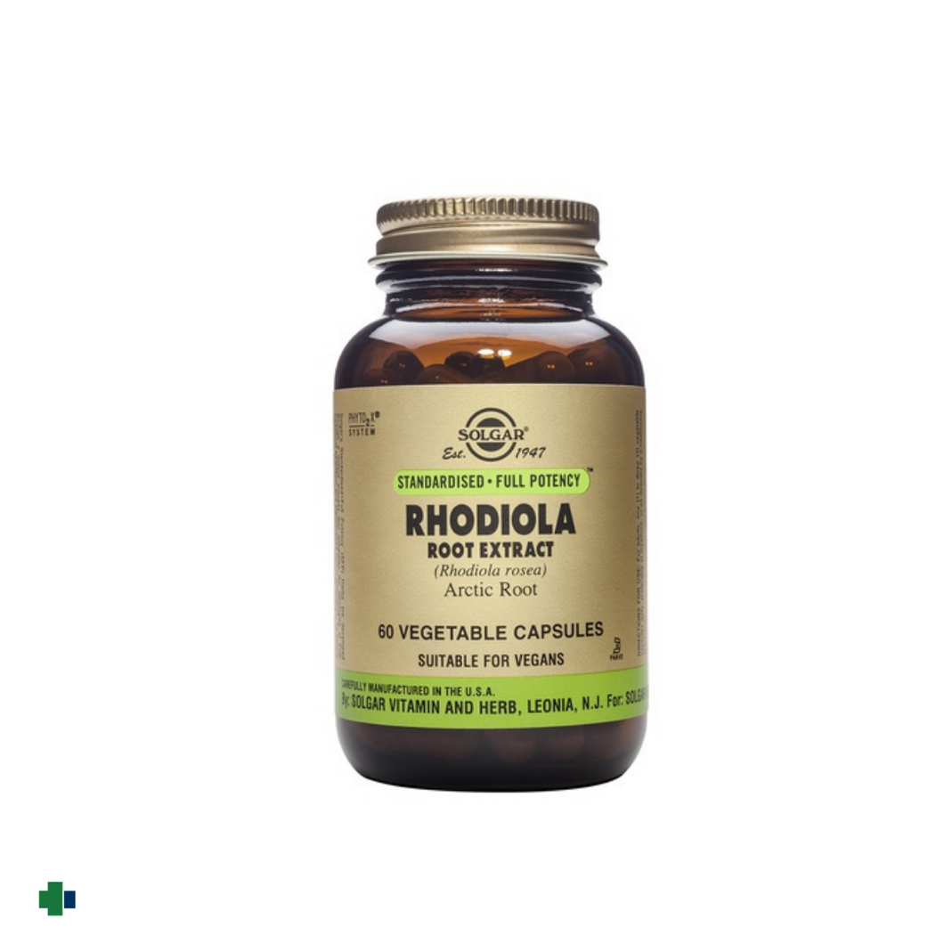 SOLGAR RHODIOLA EXTRACTO RAIZ (RHODIOLA ROSE) 60 CAPSULAS VEGETALES