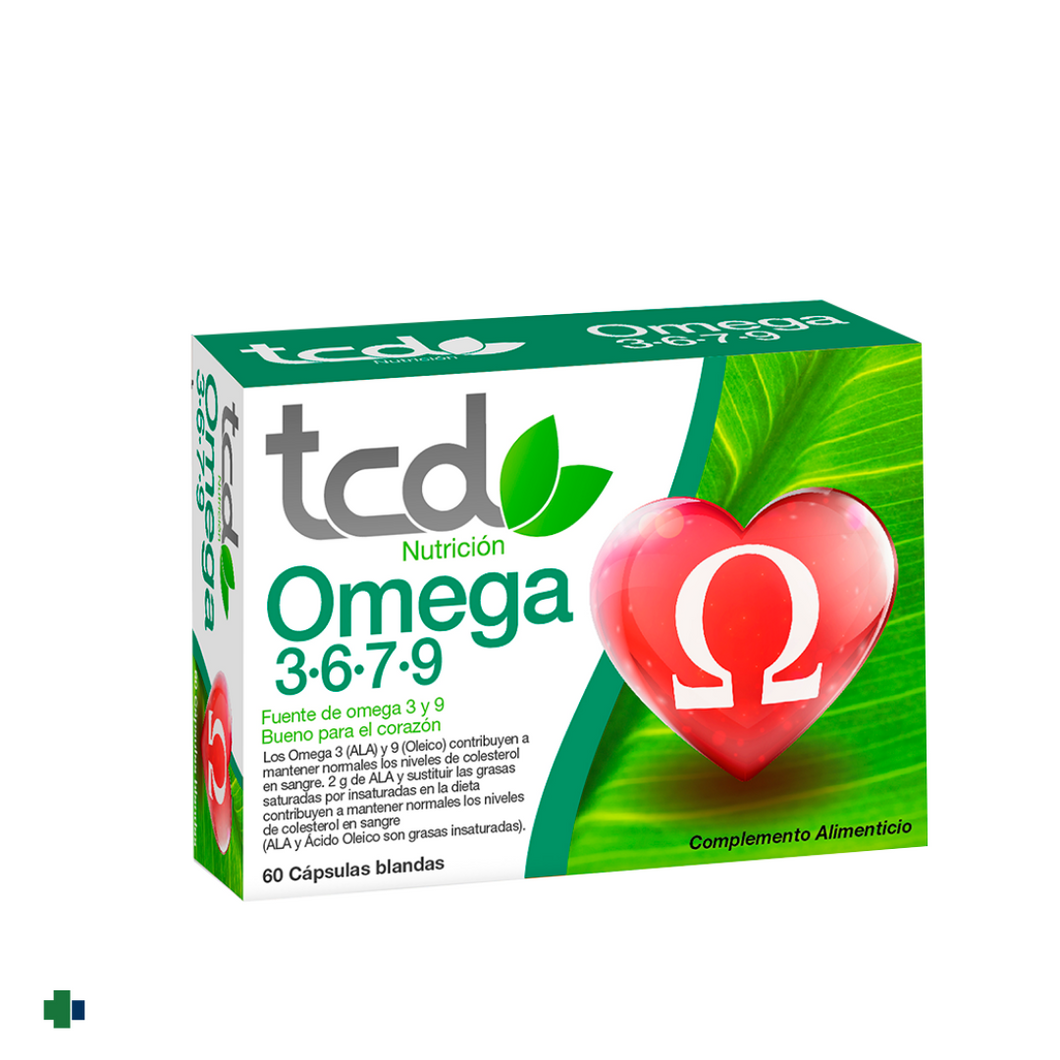 TCD OMEGA 3-6-7-9 60 CAPSULAS