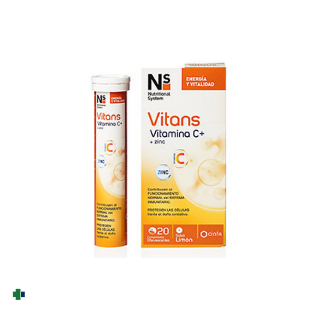 VITANS VITAMINA C+ 20 COMPRIMIDOS EFERVESCENTES